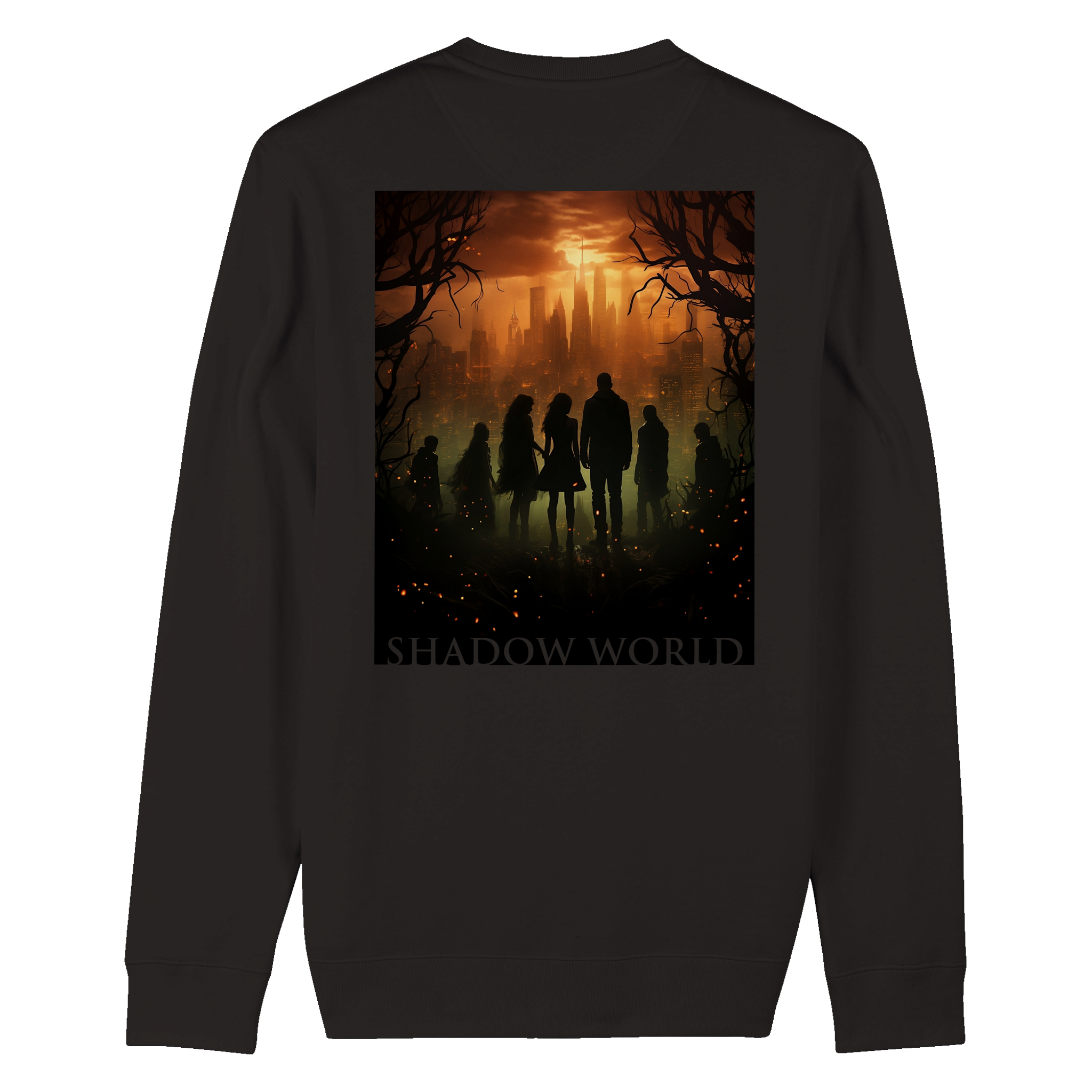 Sweat-shirt unisexe bio SHADOW WORLD - ETSW