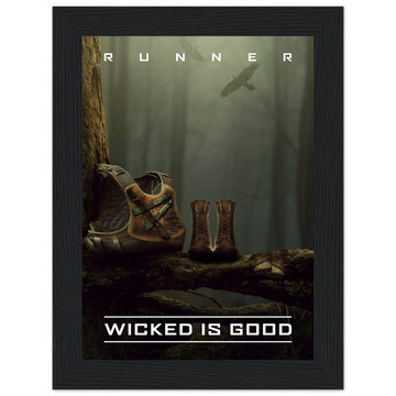 Poster encadré Runner