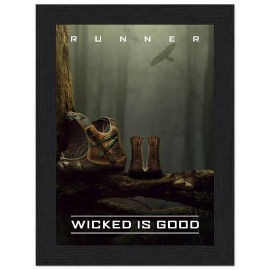 Poster encadré Runner