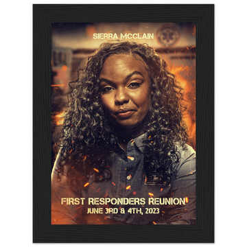 Poster premium en papier mat encadré en bois SIERRA MCCLAIN
