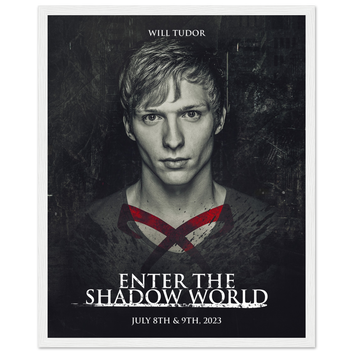 Poster premium en papier mat encadré en bois WILL TUDOR