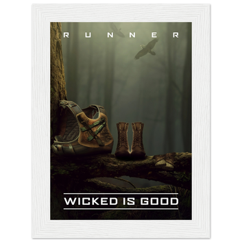 Poster encadré Runner