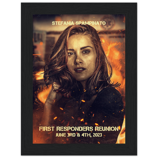 Poster premium en papier mat encadré en bois STEFANIA SPAMPINATO