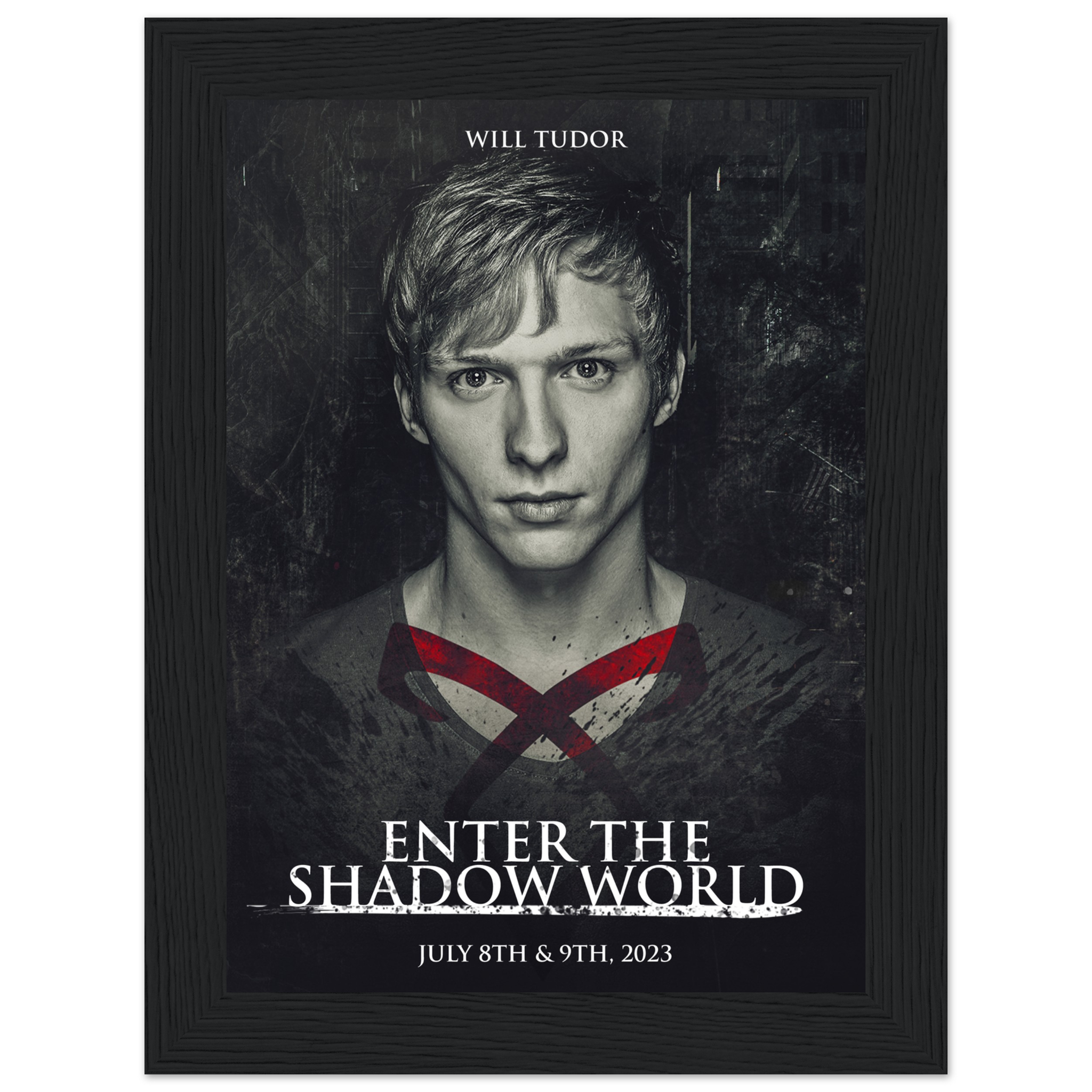 Poster premium en papier mat encadré en bois WILL TUDOR