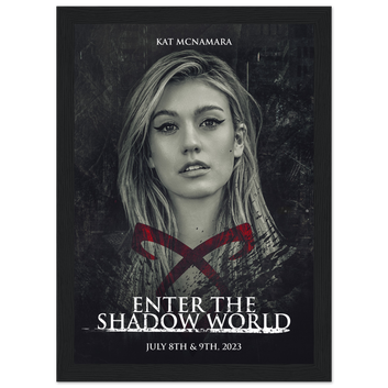 Poster premium en papier mat encadré en bois KAT MCNAMARA