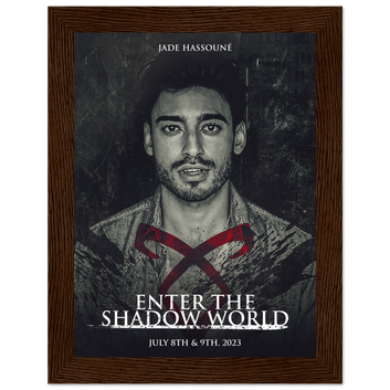 Poster premium en papier mat encadré en bois JADE HASSOUNÉ