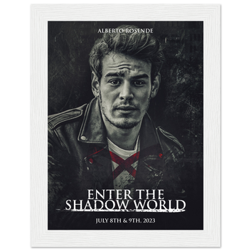 Poster premium en papier mat encadré en bois ALBERTO ROSENDE