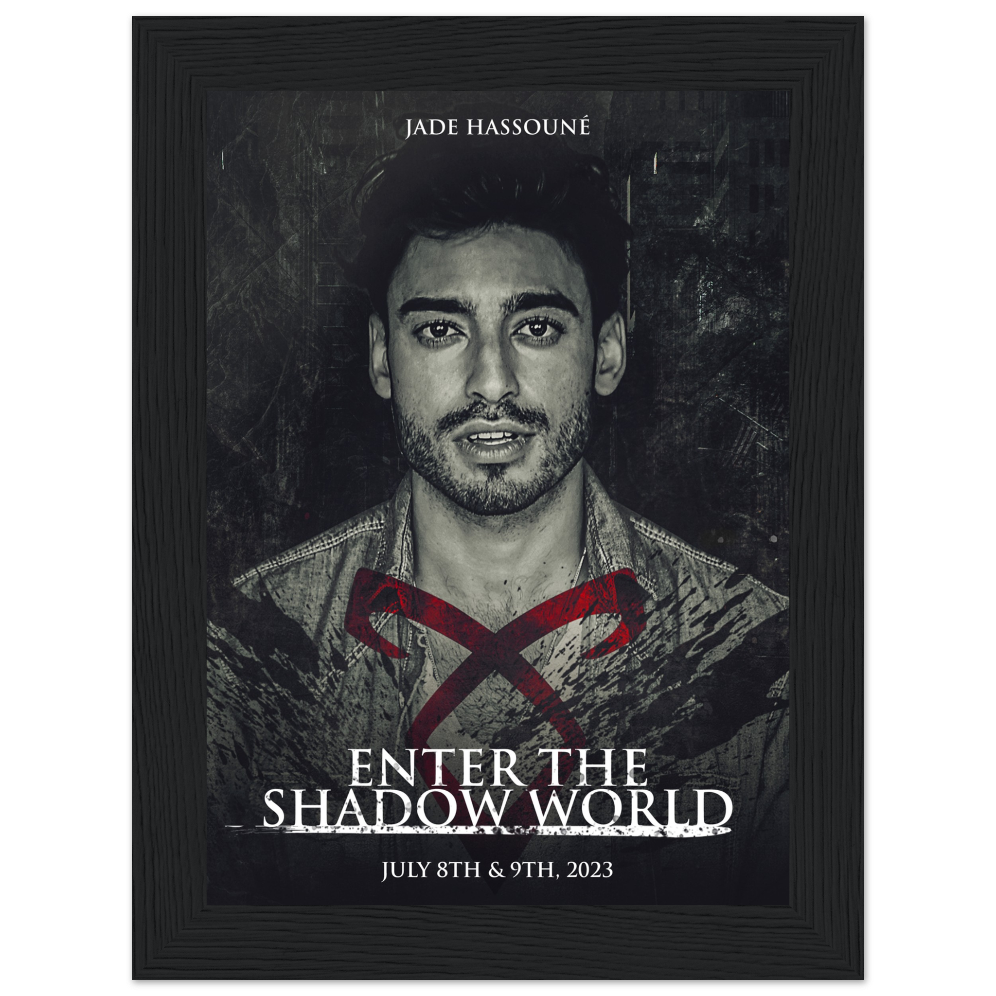 Poster premium en papier mat encadré en bois JADE HASSOUNÉ