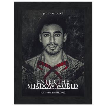 Poster premium en papier mat encadré en bois JADE HASSOUNÉ