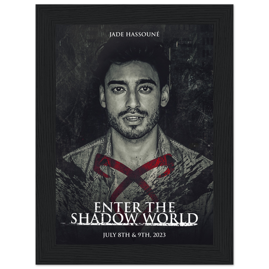 Poster premium en papier mat encadré en bois JADE HASSOUNÉ