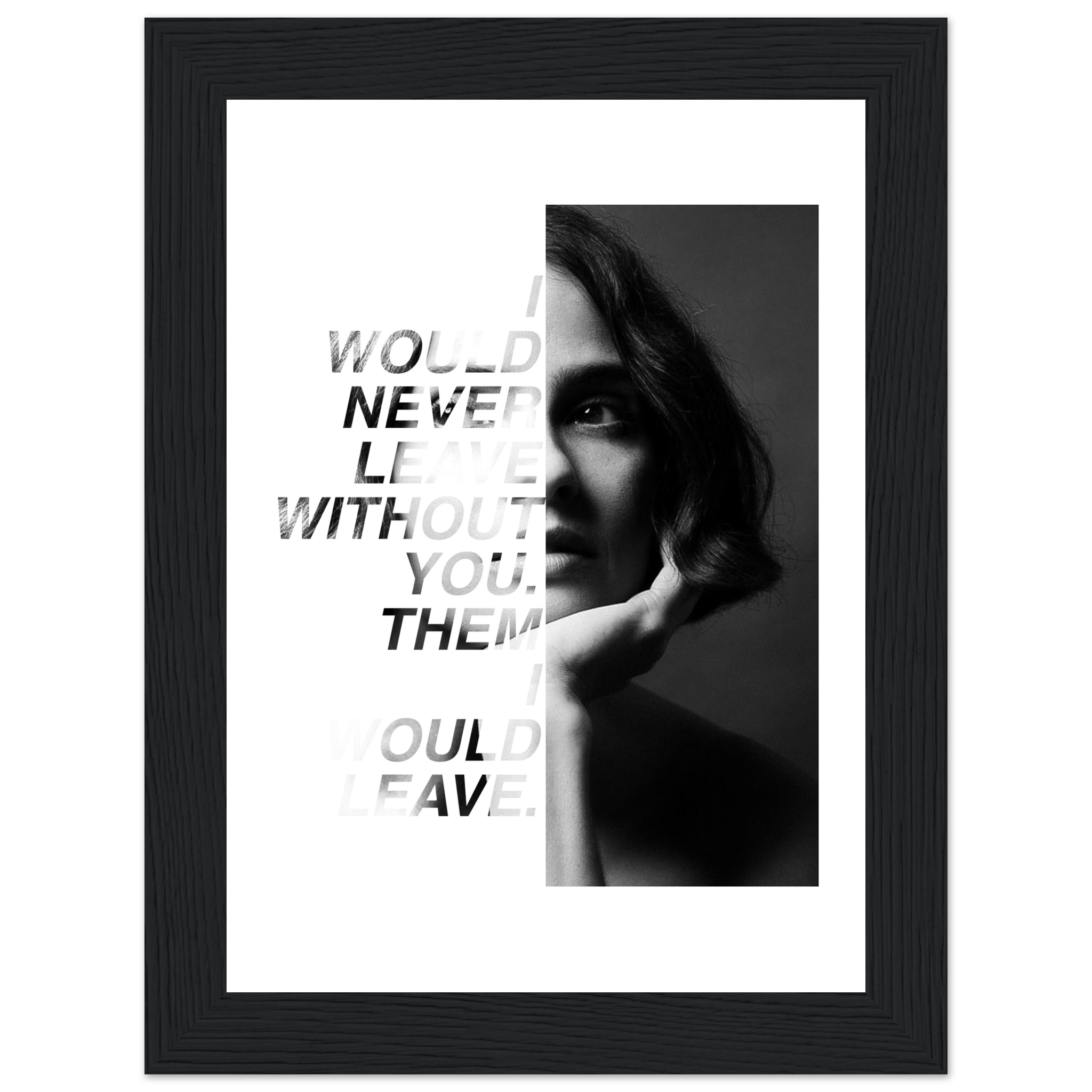 Poster encadré Citation de MALIA TATE - SHELLEY HENNIG