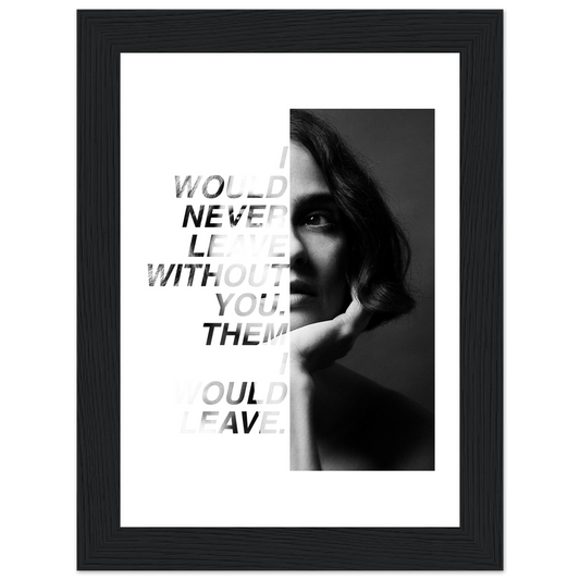 Poster encadré Citation de MALIA TATE - SHELLEY HENNIG