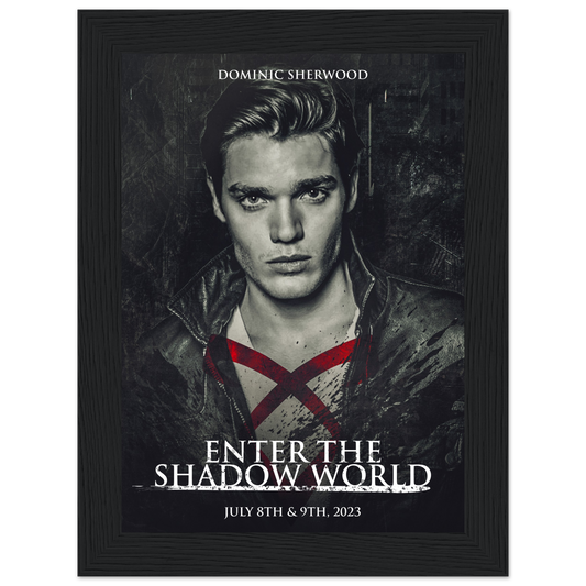 Poster premium en papier mat encadré en bois DOMINIC SHERWOOD