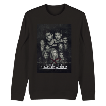 Sweat-shirt unisexe bio ENTER THE SHADOW WORLD POSTER