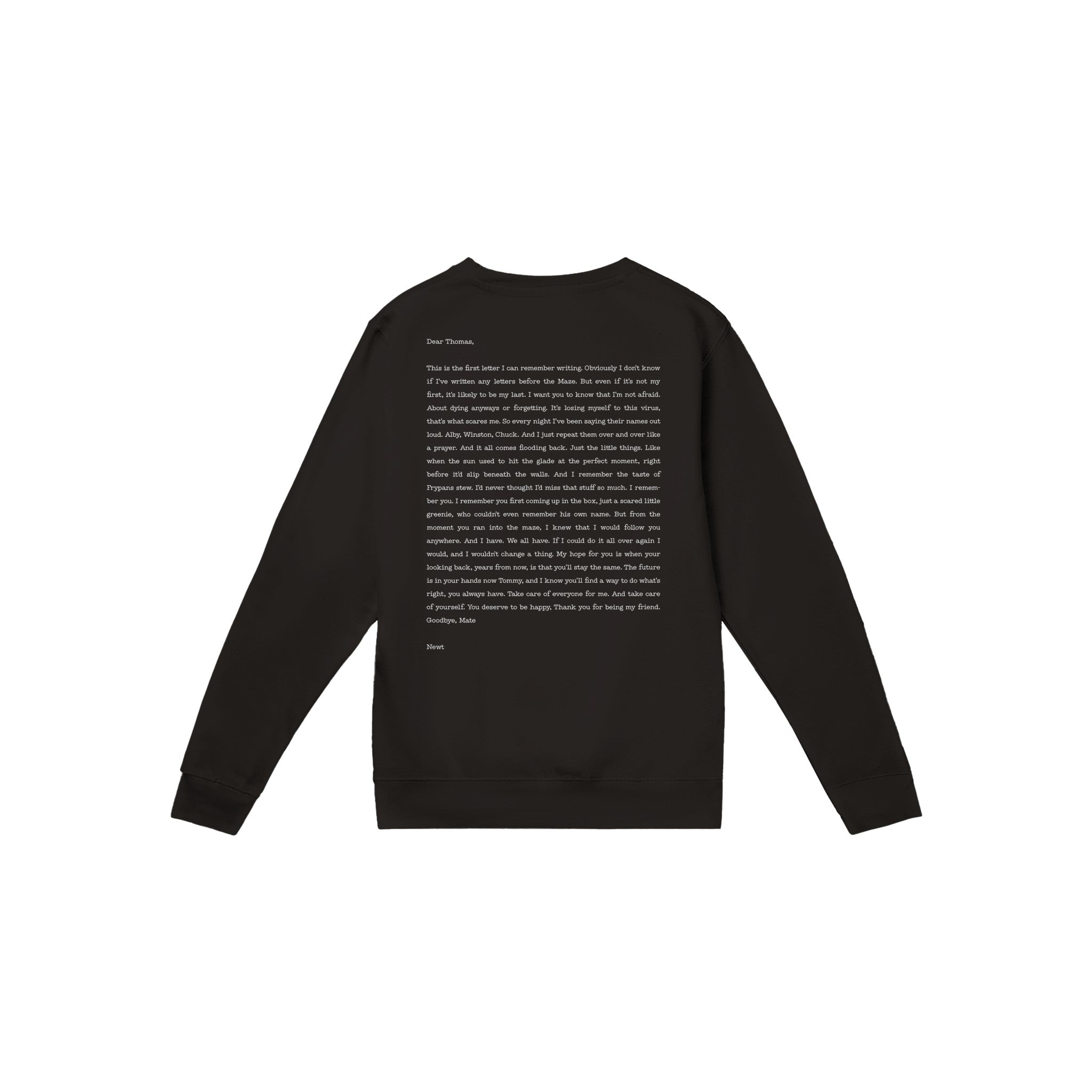 Sweat-shirt Lettre de Newt