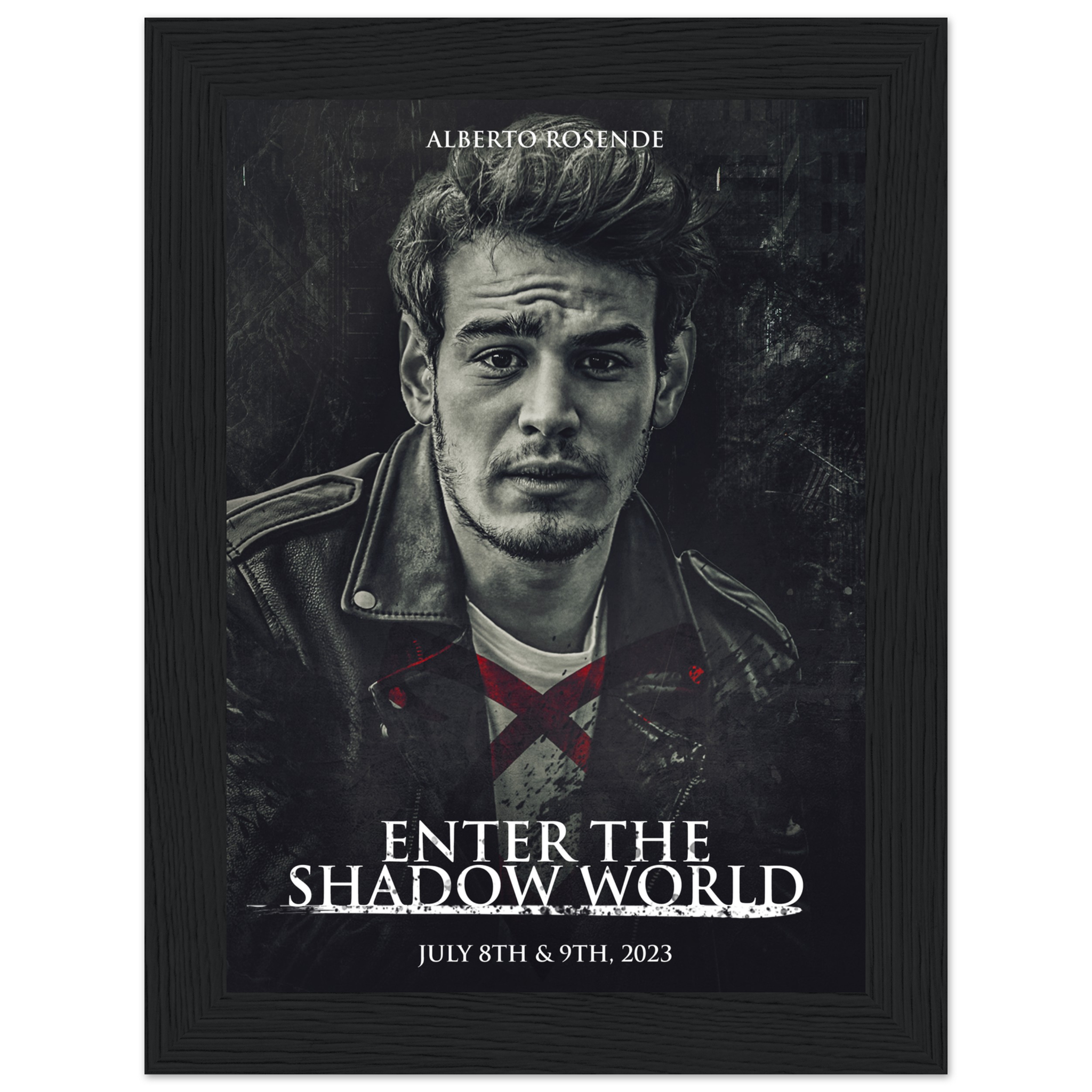 Poster premium en papier mat encadré en bois ALBERTO ROSENDE