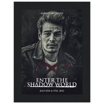 Poster premium en papier mat encadré en bois ALBERTO ROSENDE