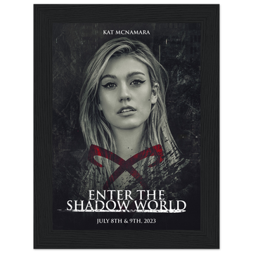 Poster premium en papier mat encadré en bois KAT MCNAMARA