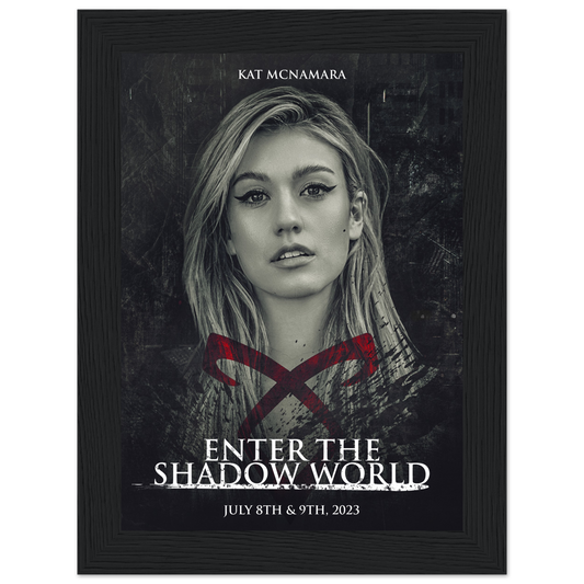 Poster premium en papier mat encadré en bois KAT MCNAMARA