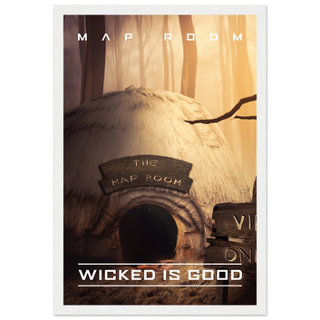 Poster encadré Map Room