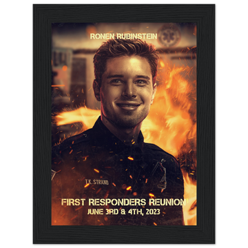 Poster premium en papier mat encadré en bois RONEN RUBINSTEIN