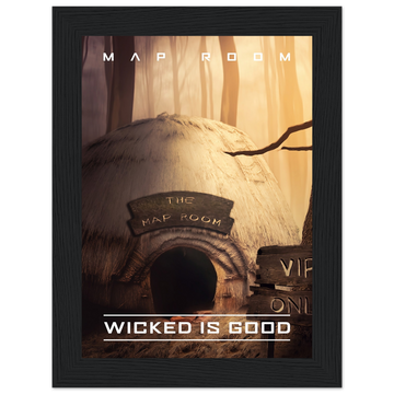 Poster encadré Map Room