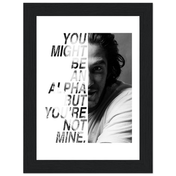 Poster encadré Citation de SCOTT MCCALL - TYLER POSEY