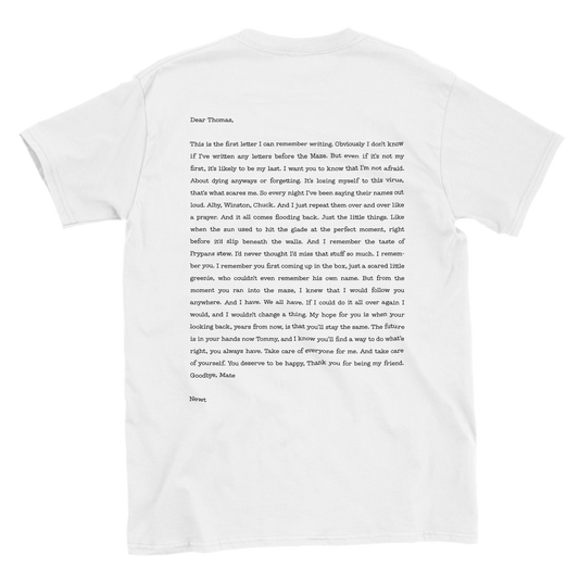 T-shirt Lettre de Newt