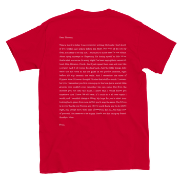T-shirt Lettre de Newt