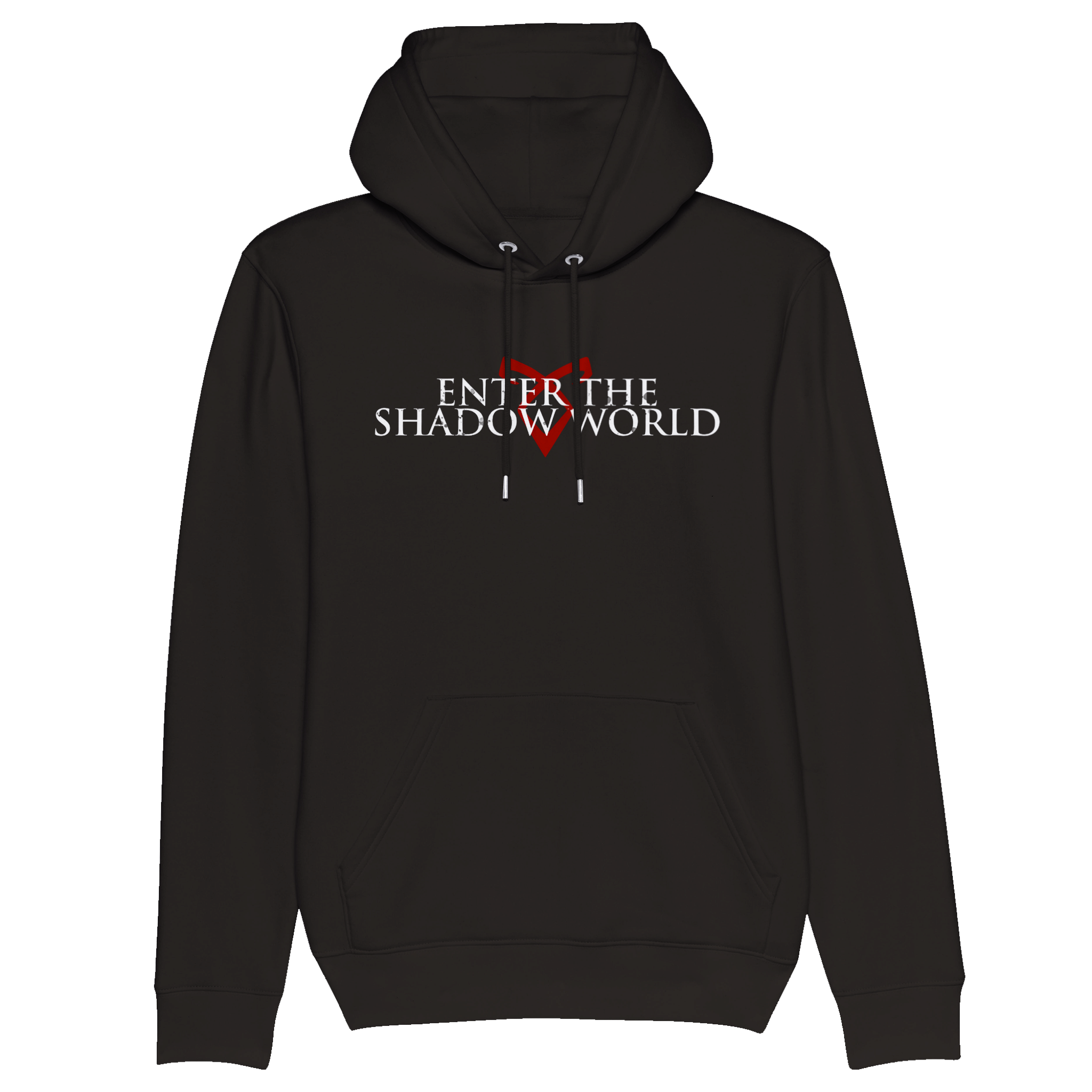 Sweat à capuche unisexe bio ENTER THE SHADOW WORLD