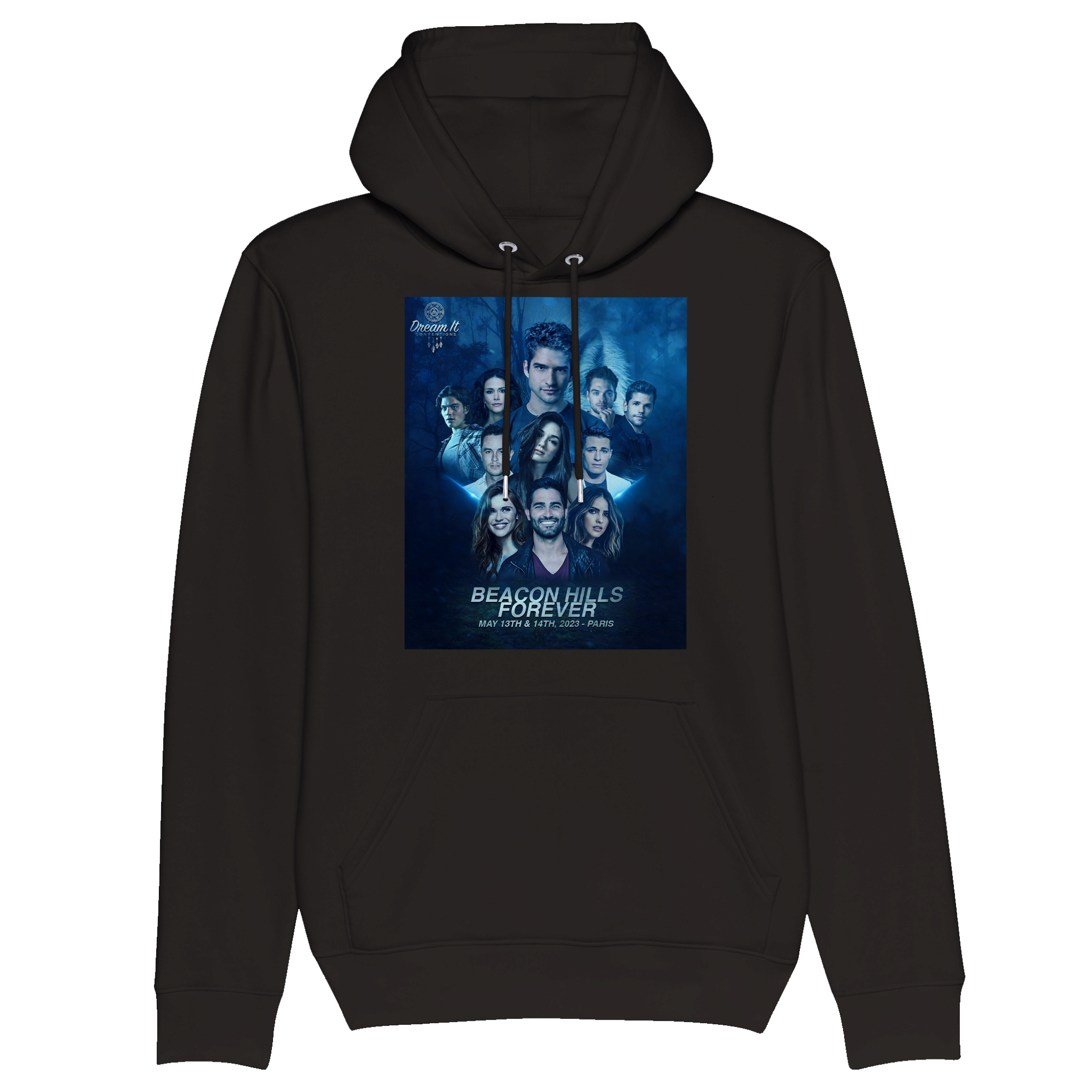 Sweat à capuche unisexe bio BEACON HILLS FOREVER