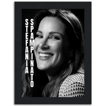 Poster premium en papier mat encadré en bois Stefania Spampinato