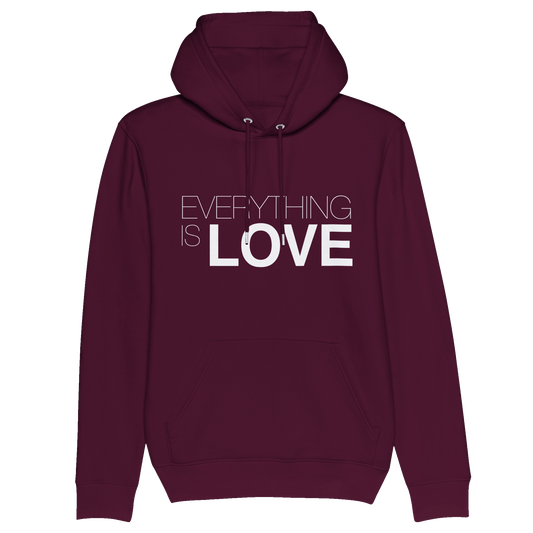 Sweat à capuche unisexe bio Everything Is Love