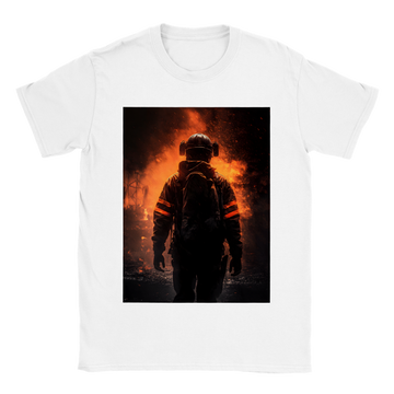 T-shirt unisexe "Firefighter in the flames"