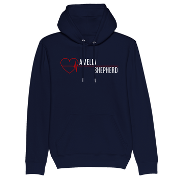 Sweat à capuche unisexe bio AMELIA SHEPHERD