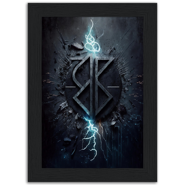 Rune n*1 wooden framed matte paper premium poster