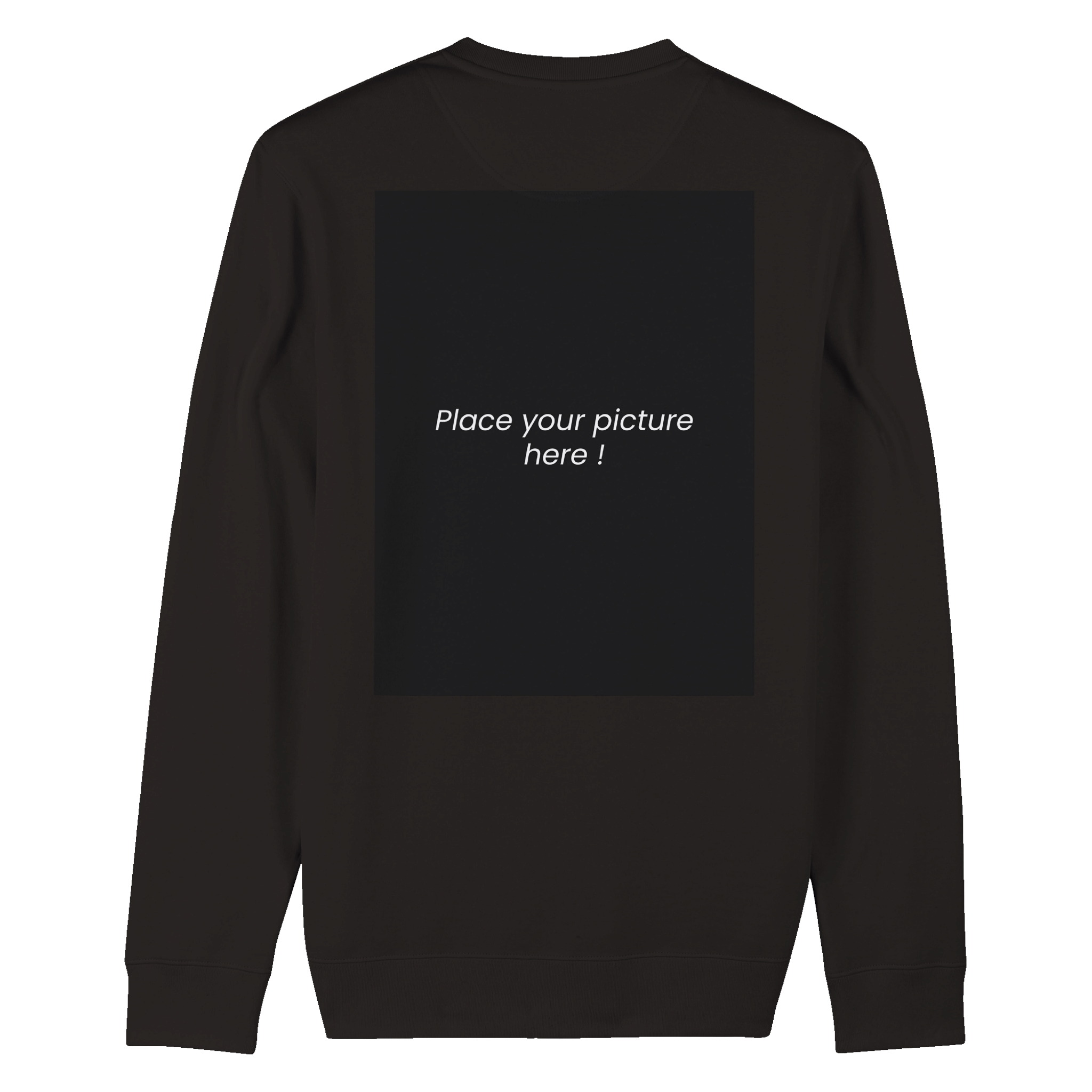 Sweat-shirt unisexe bio personnalisable - Derrière