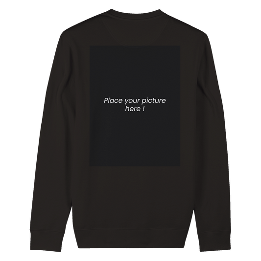 Sweat-shirt unisexe bio personnalisable - Derrière