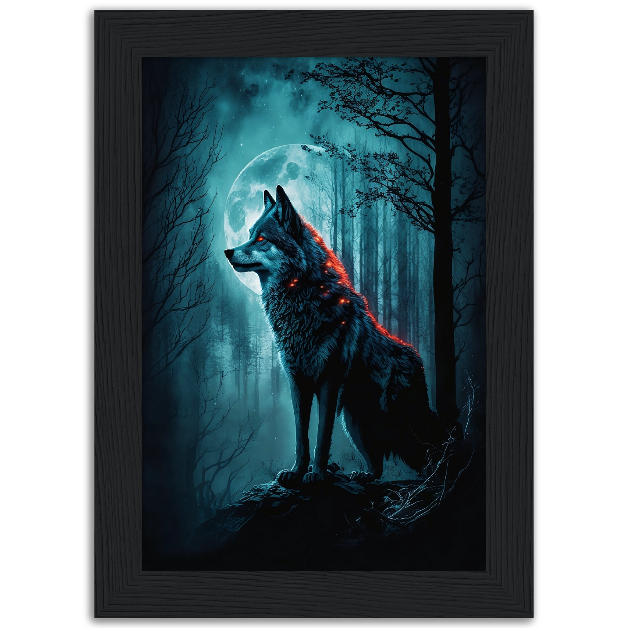 TRUE ALPHA Wood Framed Matte Paper Premium Poster
