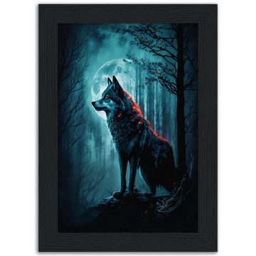 TRUE ALPHA Wood Framed Matte Paper Premium Poster