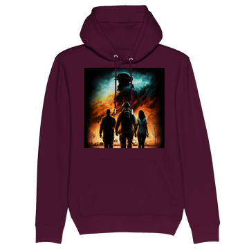 Sweat à capuche unisexe bio Pure Fire