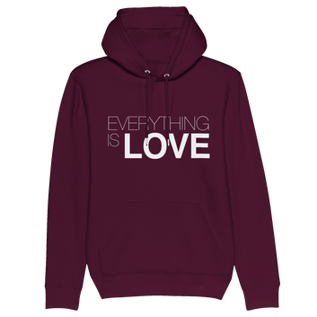 Sweat à capuche unisexe bio Everything Is Love