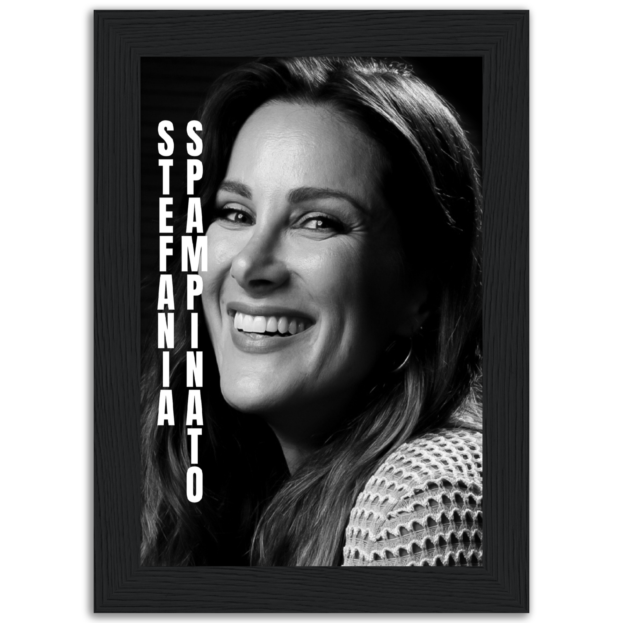 Poster premium en papier mat encadré en bois Stefania Spampinato