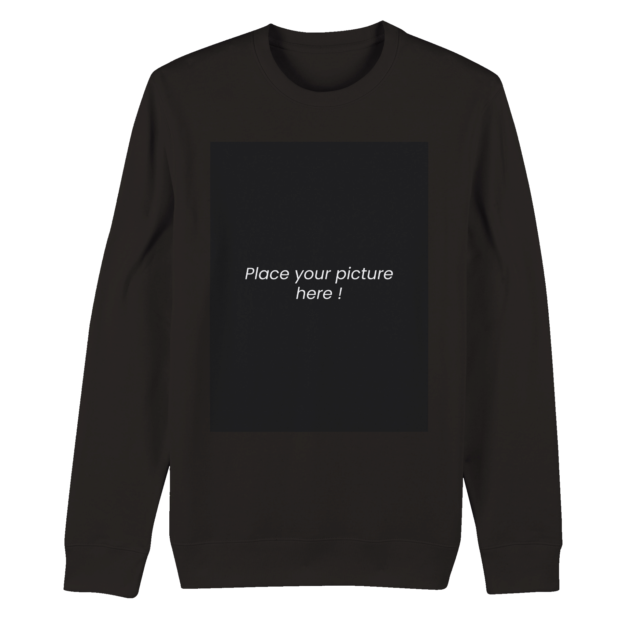 Sweat-shirt unisexe bio personnalisable - Devant