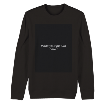 Sweat-shirt unisexe bio personnalisable - Devant