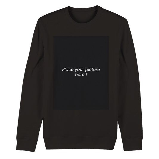 Sweat-shirt unisexe bio personnalisable - Devant
