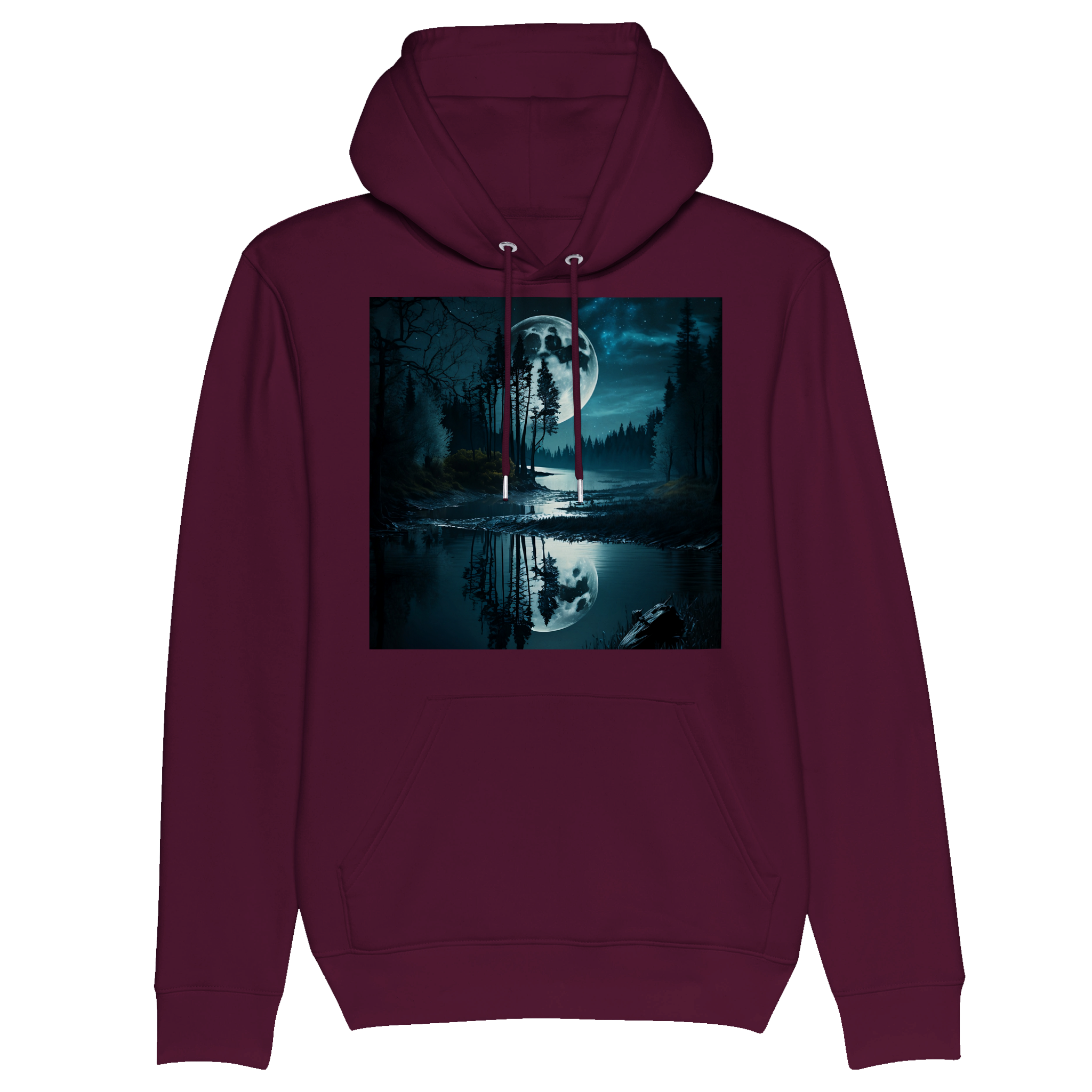 Sweat à capuche unisexe bio FULLMOON