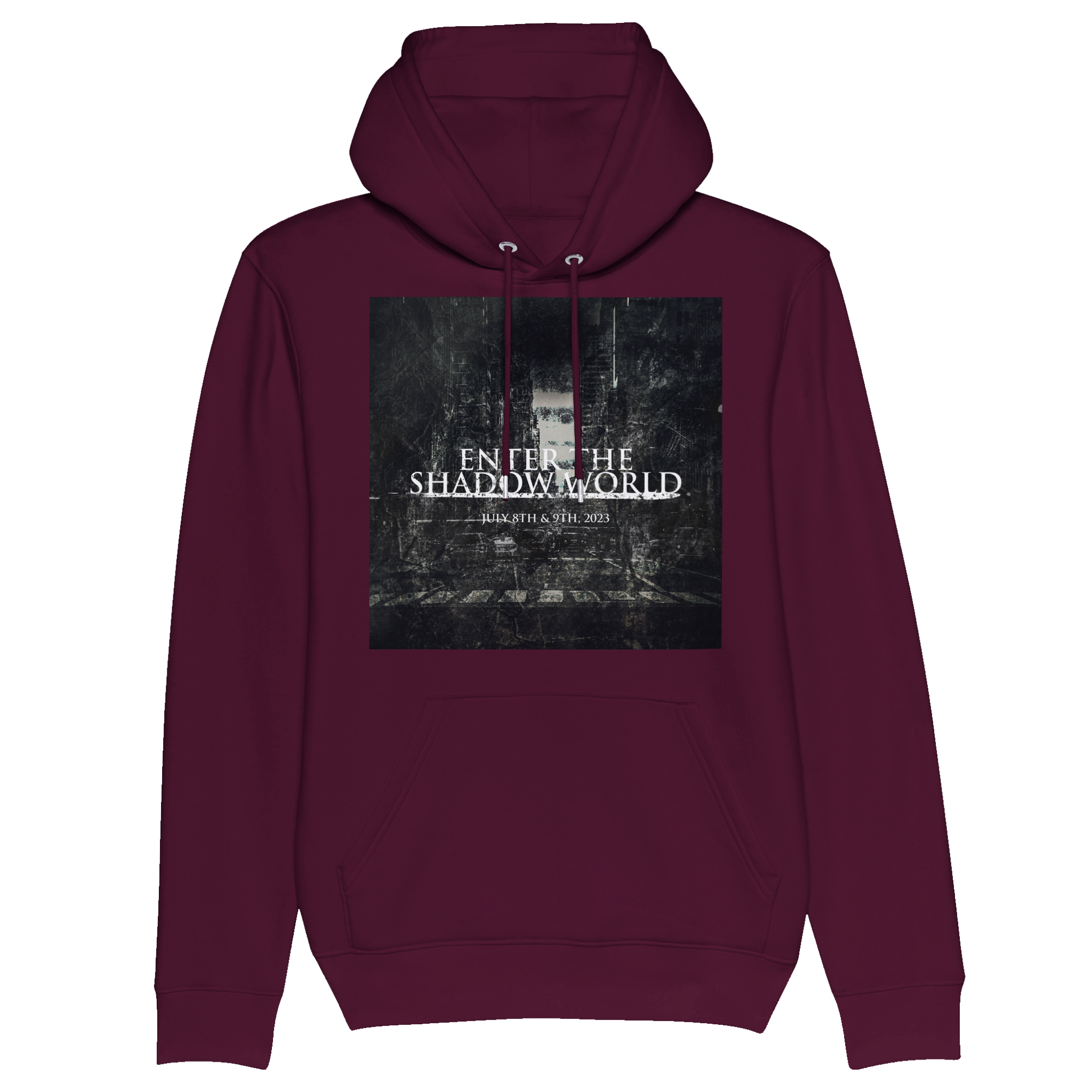 Sweat à capuche unisexe bio Enter The Shadow World