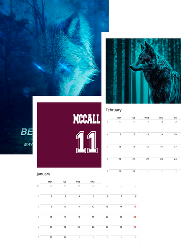 Calendrier mural BHF