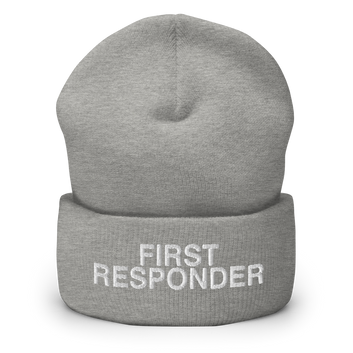 Bonnet brodé à revers FIRST RESPONDER